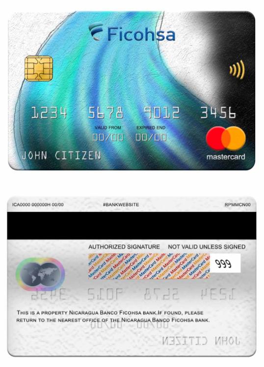 Nicaragua Banco Ficohsa bank mastercard